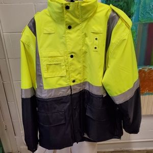 3 in 1 High Visability Winter Parka